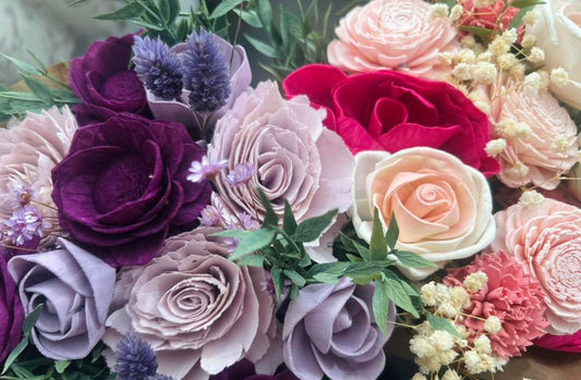Sip & Stem-- Mother's Day Workshop at Bastin's